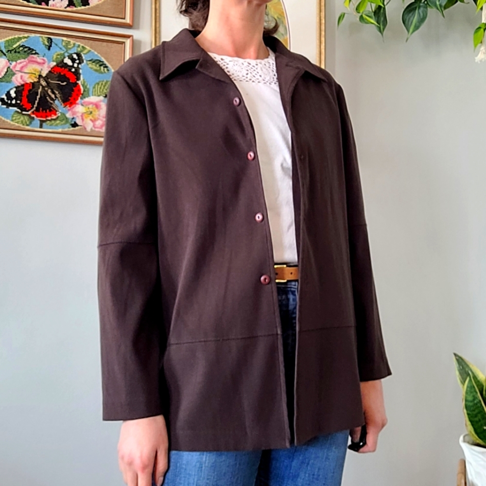 Vintage brown shacket - Picture 1 of 6